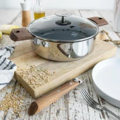 Camif Sauteuses, Tajines Et Wok>CRISTEL Sauteuse Exceliss 28 cm avec couvercle Mutine Amovible