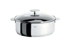 Camif Sauteuses, Tajines Et Wok>CRISTEL Sauteuse Exceliss + couvercle en verre Casteline - 24 cm