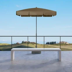 Camif Parasols>DOPPLER Parasol Rectangulaire 185 x 120 cm Sunline en Acier -