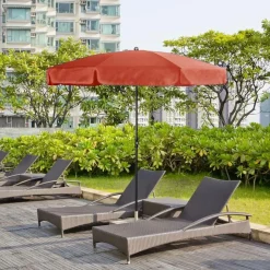 Camif Parasols>DOPPLER Parasol Rond ⌀ 200 cm Sunline en Acier -