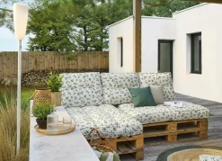 Camif Poufs, Poires Et Coussins De Sol|Poufs, Poires Et Coussins De Sol>Dossier coussin palette recyclé Heva -