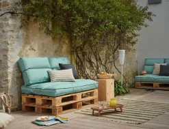 Camif Poufs, Poires Et Coussins De Sol|Poufs, Poires Et Coussins De Sol>Dossier coussin palette recyclé Heva -