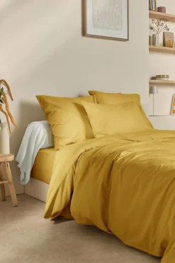 Camif Draps Housse>Drap housse coton lin Valentine - - 140 x 190 cm