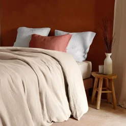 Camif Draps Housse>Drap housse gaze de coton bio Lou - - 140 x 190 cm