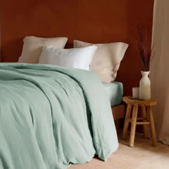 Camif Draps Housse>Drap housse gaze de coton bio Lou - - 140 x 190 cm