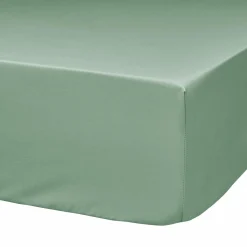 Camif Draps Housse>Drap housse grand bonnet 40cm percale bio Elise - - 140 x 190 cm