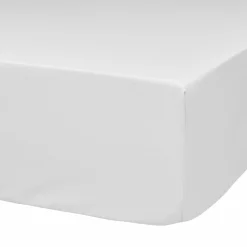 Camif Draps Housse>Drap housse grand bonnet 40 cm coton bio Fil & Sens - Blanc - 140 x 190 cm