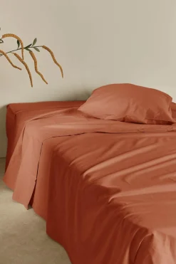 Camif Draps>Drap plat coton lin Valentine - - 240 x 300 cm
