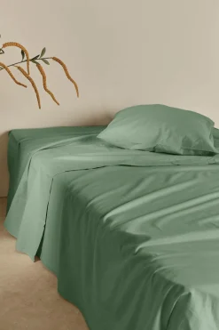 Camif Draps>Drap plat coton lin Valentine - - 240 x 300 cm