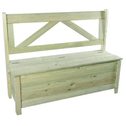 Camif Bancs De Jardin>EKJU Banc Coffre en Bois Elmo
