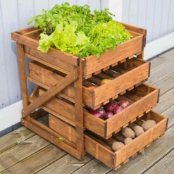 Camif Carrés De Potager|Meubles De Rangement Cuisine>EKJU Légumier en Bois Edison