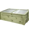 Camif Carrés De Potager>EKJU Serre à Poser 60 x 100 cm en Bois et Plexiglass