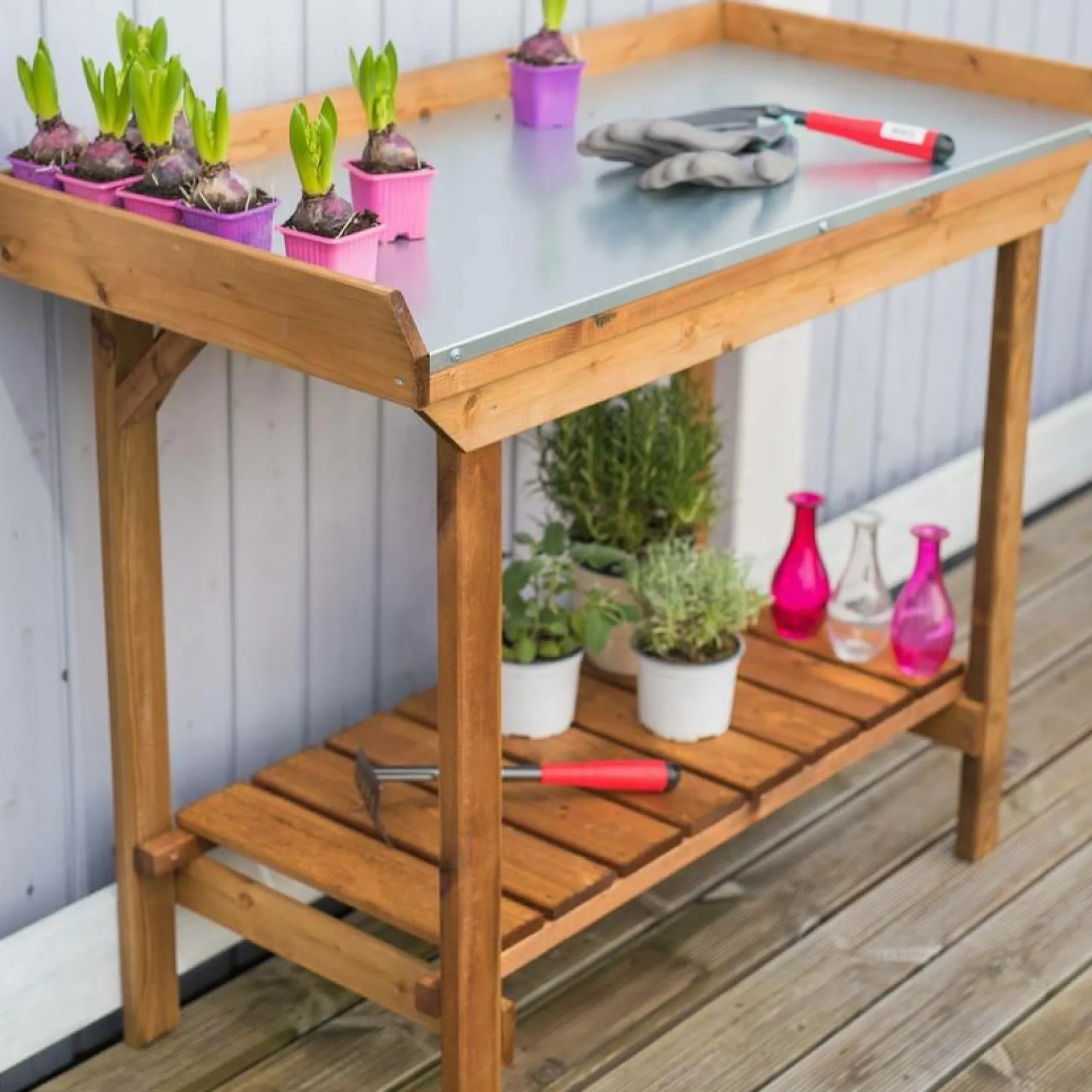 Camif Carrés De Potager>EKJU Table de Rempotage en Bois Edna