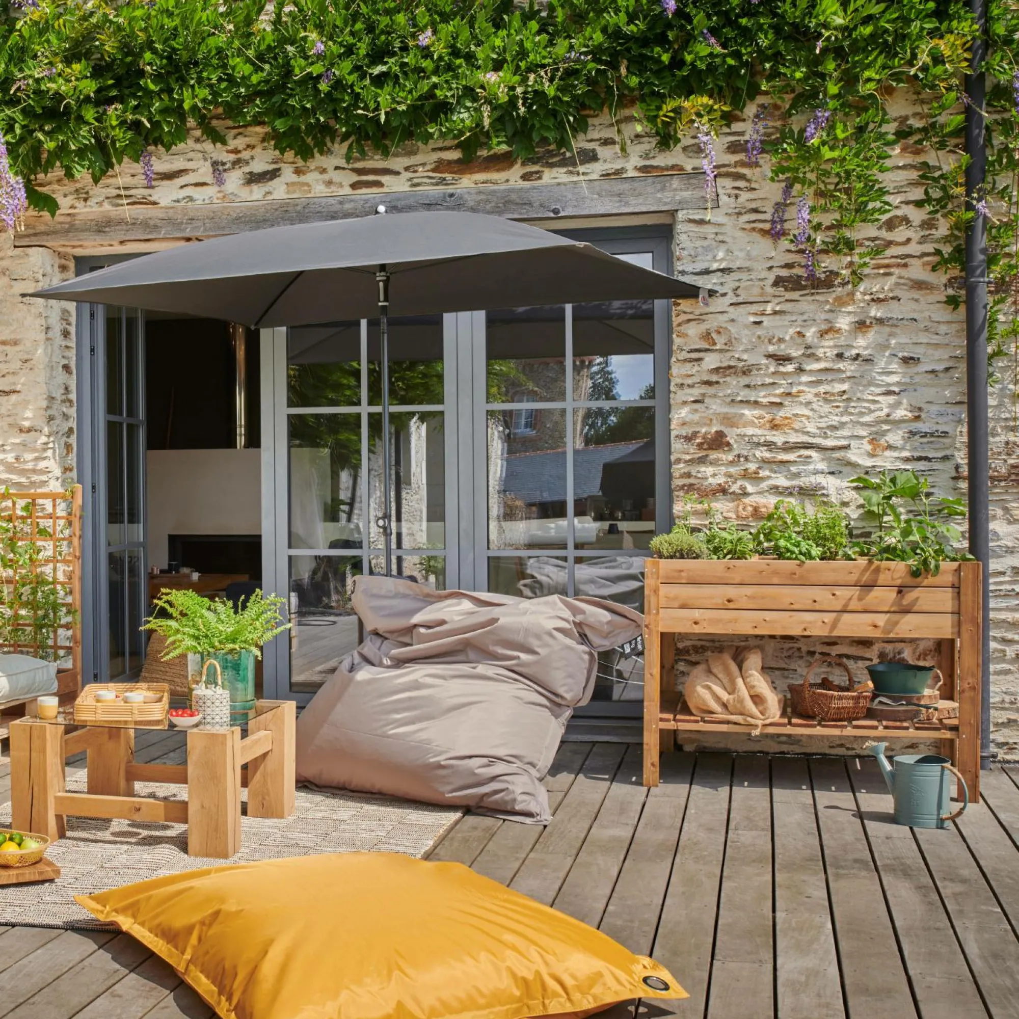 Camif Carrés De Potager>EKJU Table Potagère sur Pieds en Bois Elga