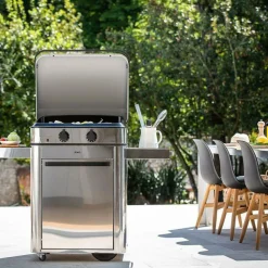 Camif Ensembles Planchas Et Dessertes>ENO Ensemble Plancha sign Gaz 65, Couvercle et Chariot -