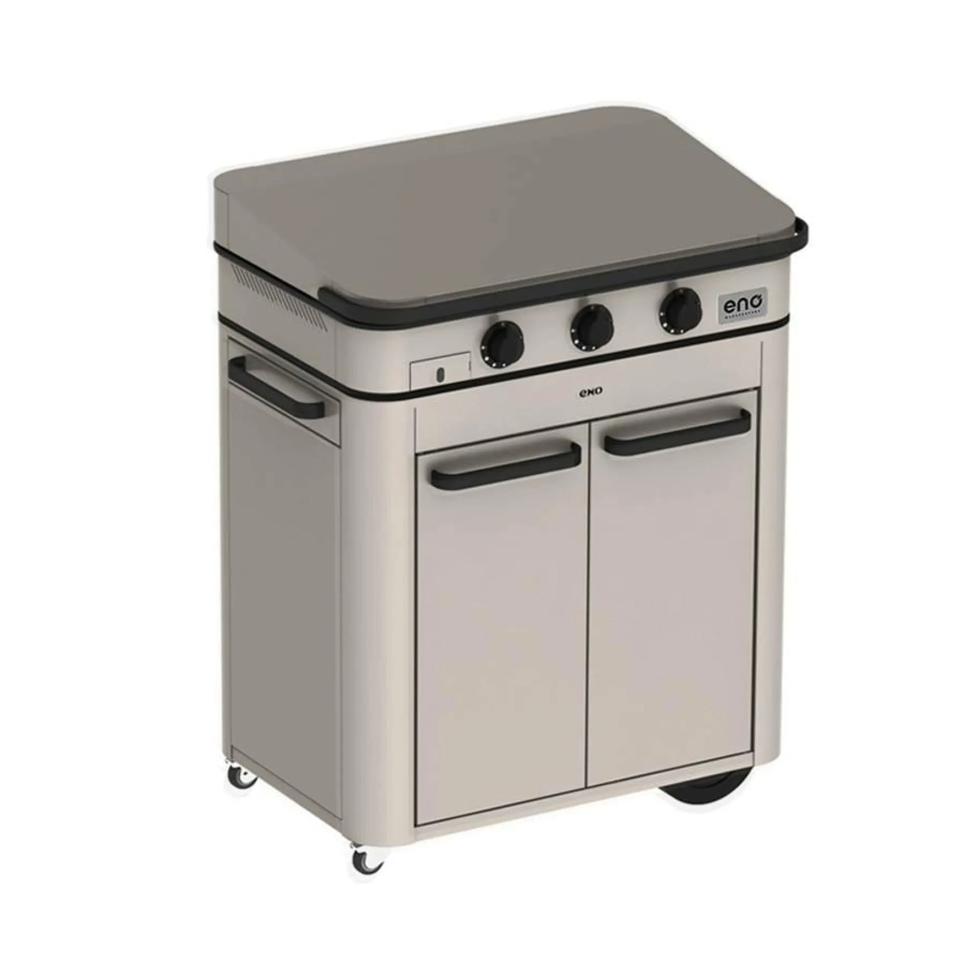 Camif Ensembles Planchas Et Dessertes>ENO Ensemble Plancha sign Gaz 80, Couvercle et Chariot -
