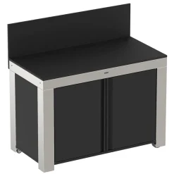 Camif Cuisines D'Extérieur|Dessertes Planchas>ENO Meuble de Cuisine pour Plancha 120 x 60 cm Félix en Inox