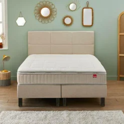 Camif Ensembles Matelas Et Sommier>EPEDA Ensemble 5 en 1 Boxspring Enchanteur - - 2 x 90 x 200 cm