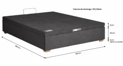 Camif Sommiers 160 X 200 Cm|Sommiers 140 X 190 Cm><noscript><img width=