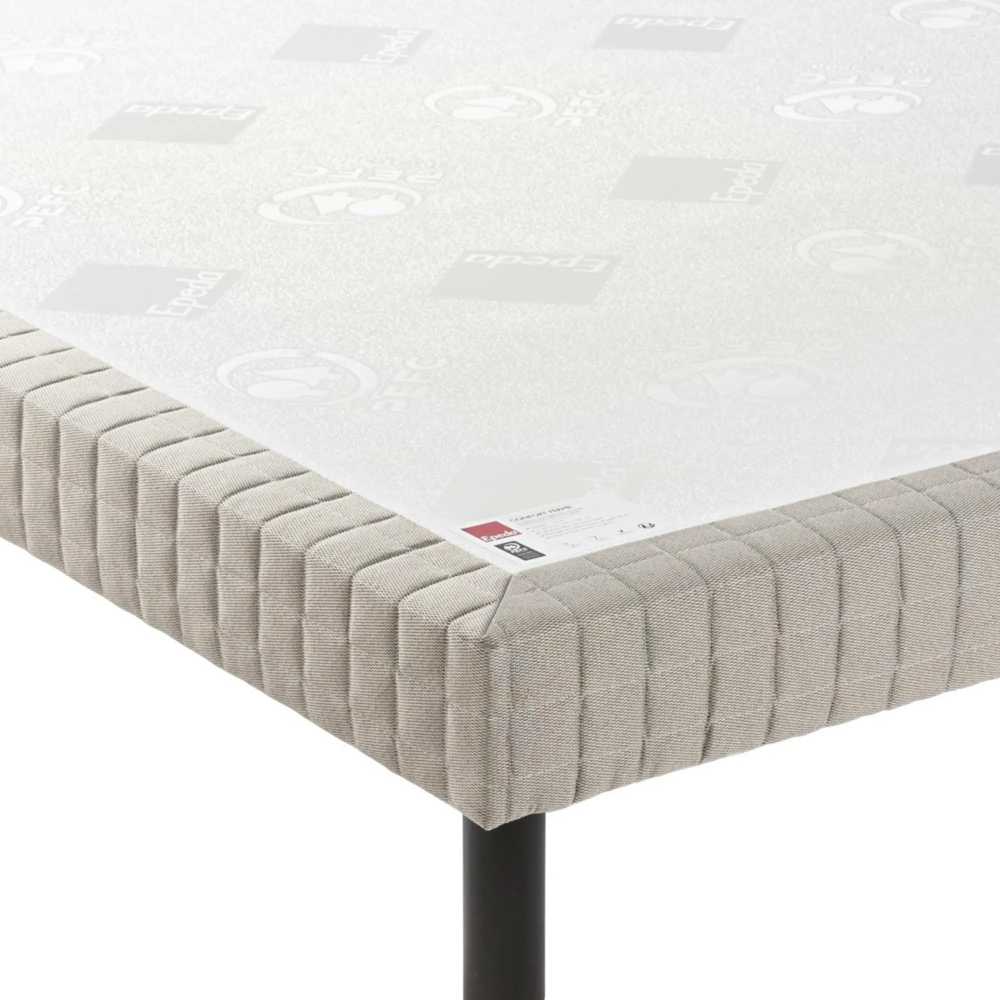 Camif Sommiers 90 X 190 Cm|Sommiers 140 X 190 Cm>EPEDA Sommier tapissier à lattes 15 cm Nature - - 100 x 190 cm