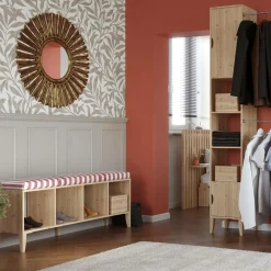 Camif Etagères>Etagère bois massif 4 cases Elio