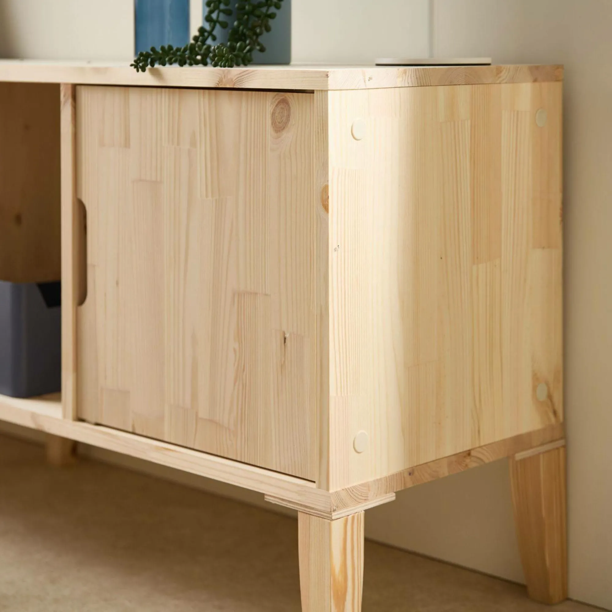 Camif Etagères>Etagère bois massif 6 cases Elio