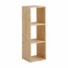 Camif Etagères>Etagère bois massif 3 cases Elio