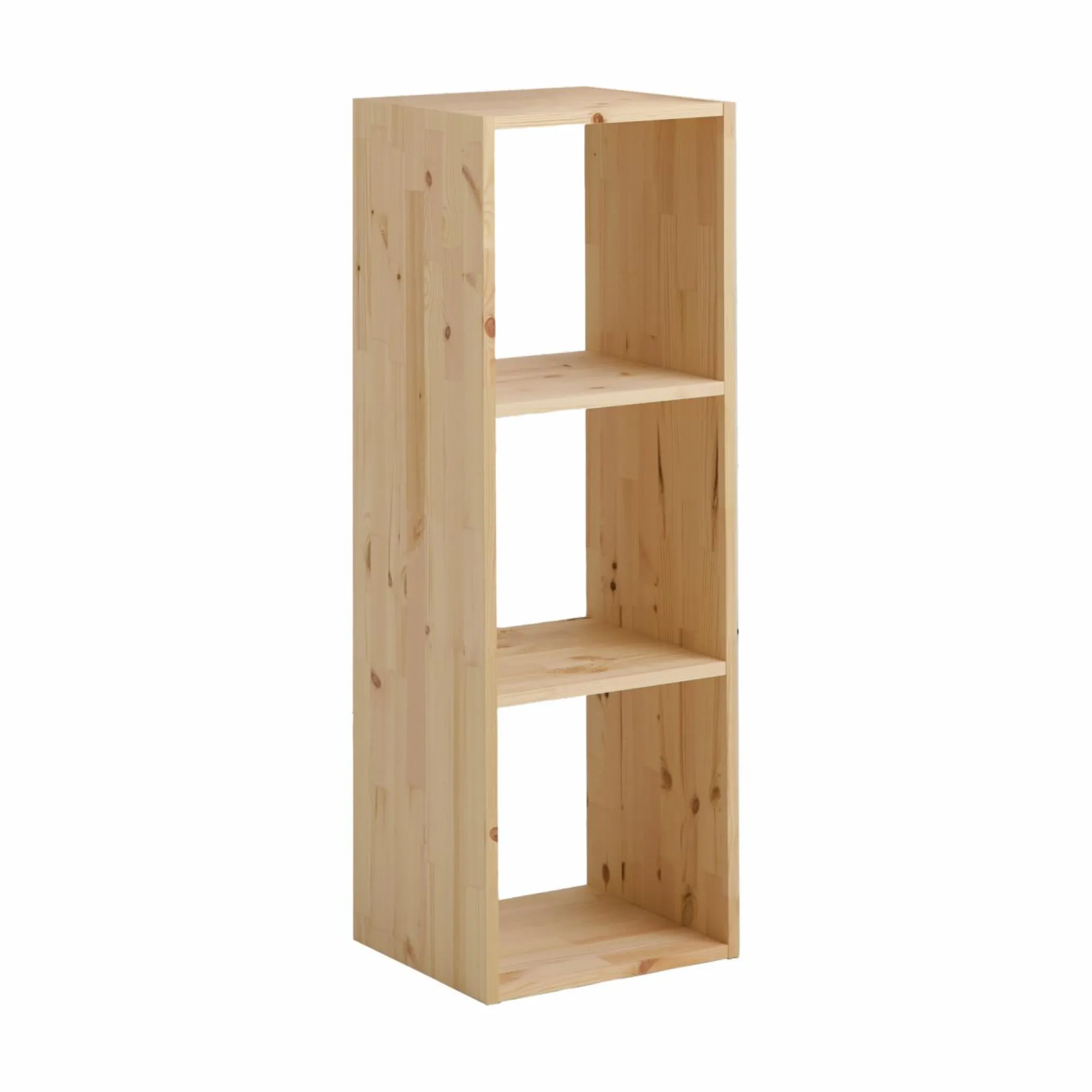 Camif Etagères>Etagère bois massif 3 cases Elio