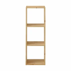 Camif Etagères>Etagère bois massif 3 cases Elio