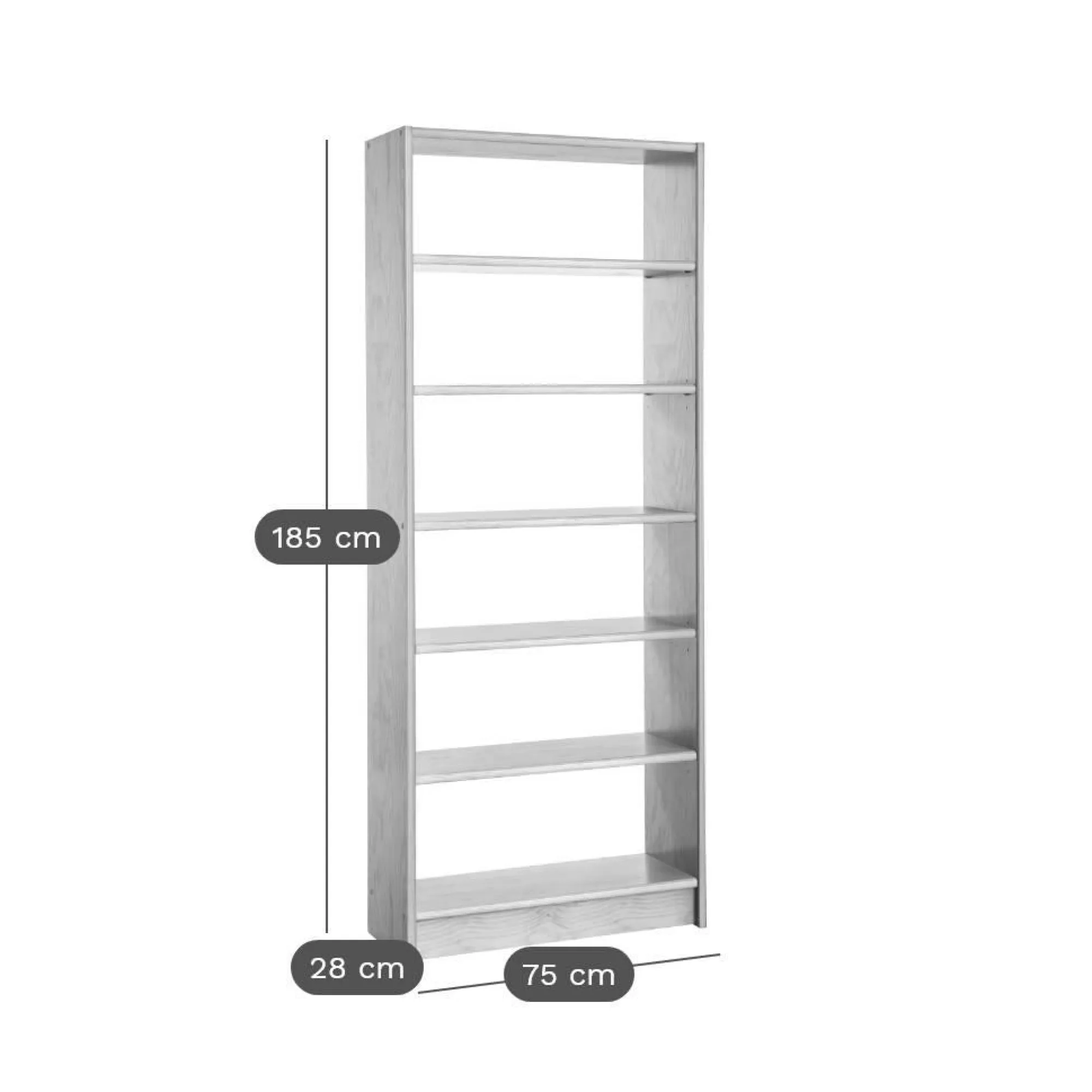 Enfant Camif Chambres Enfant|Chambres Enfant>Etagère bois massif Iris -