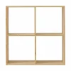 Camif Etagères>Etagère bois massif 2x2 cases Elio
