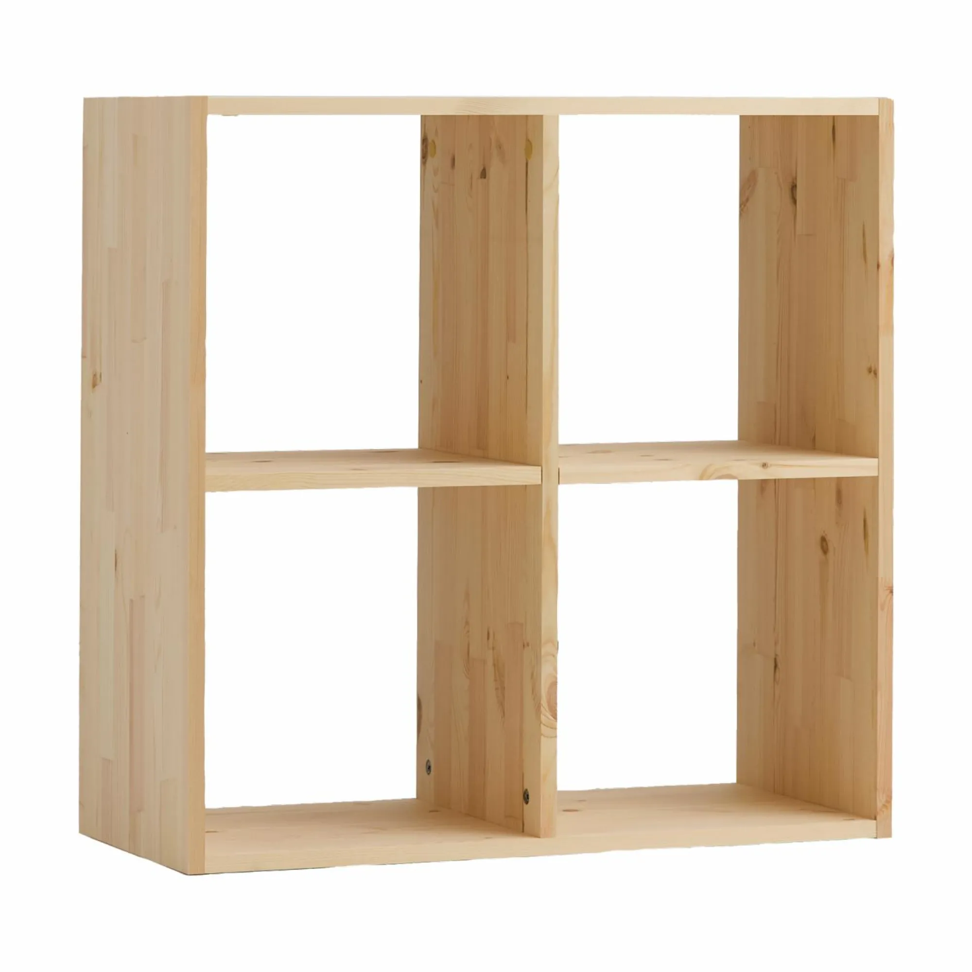 Camif Etagères>Etagère bois massif 2x2 cases Elio