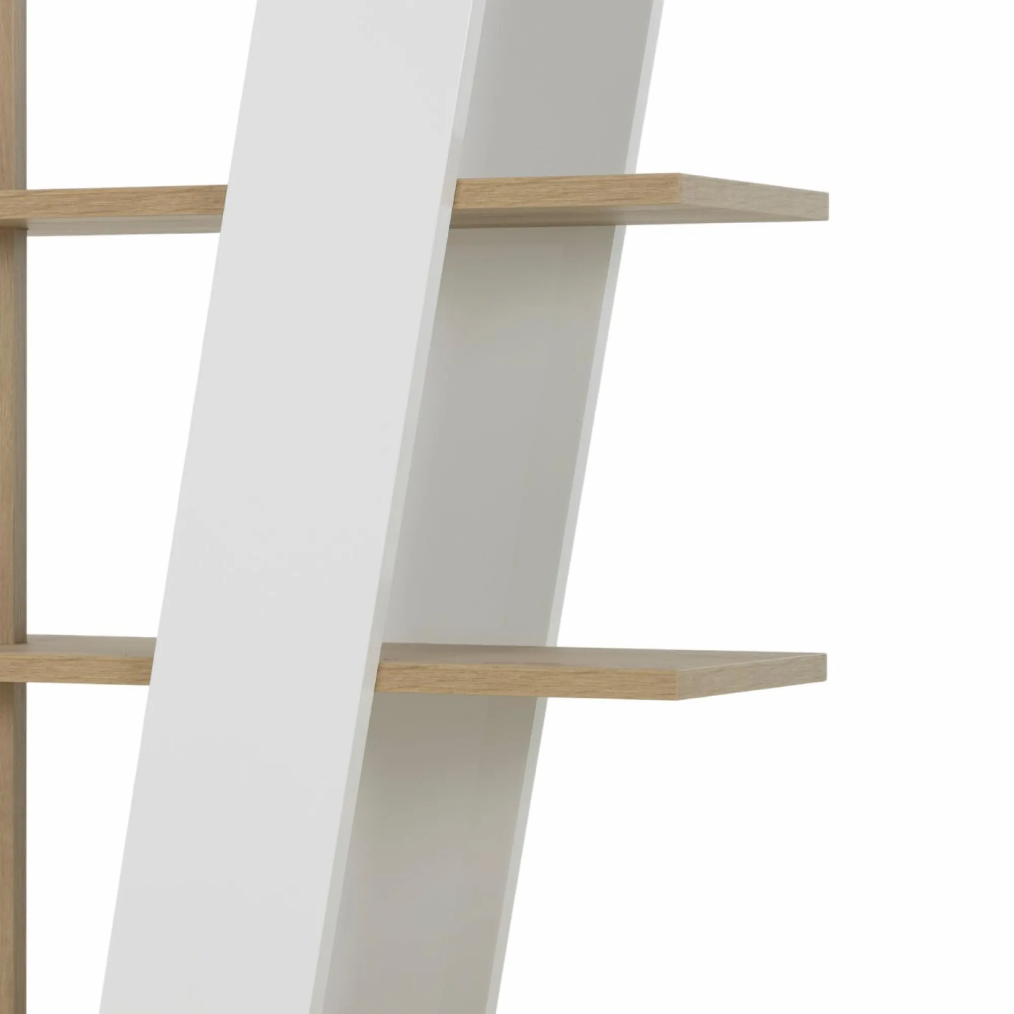 Camif Etagères>Etagère décor bois et blanc Gustave