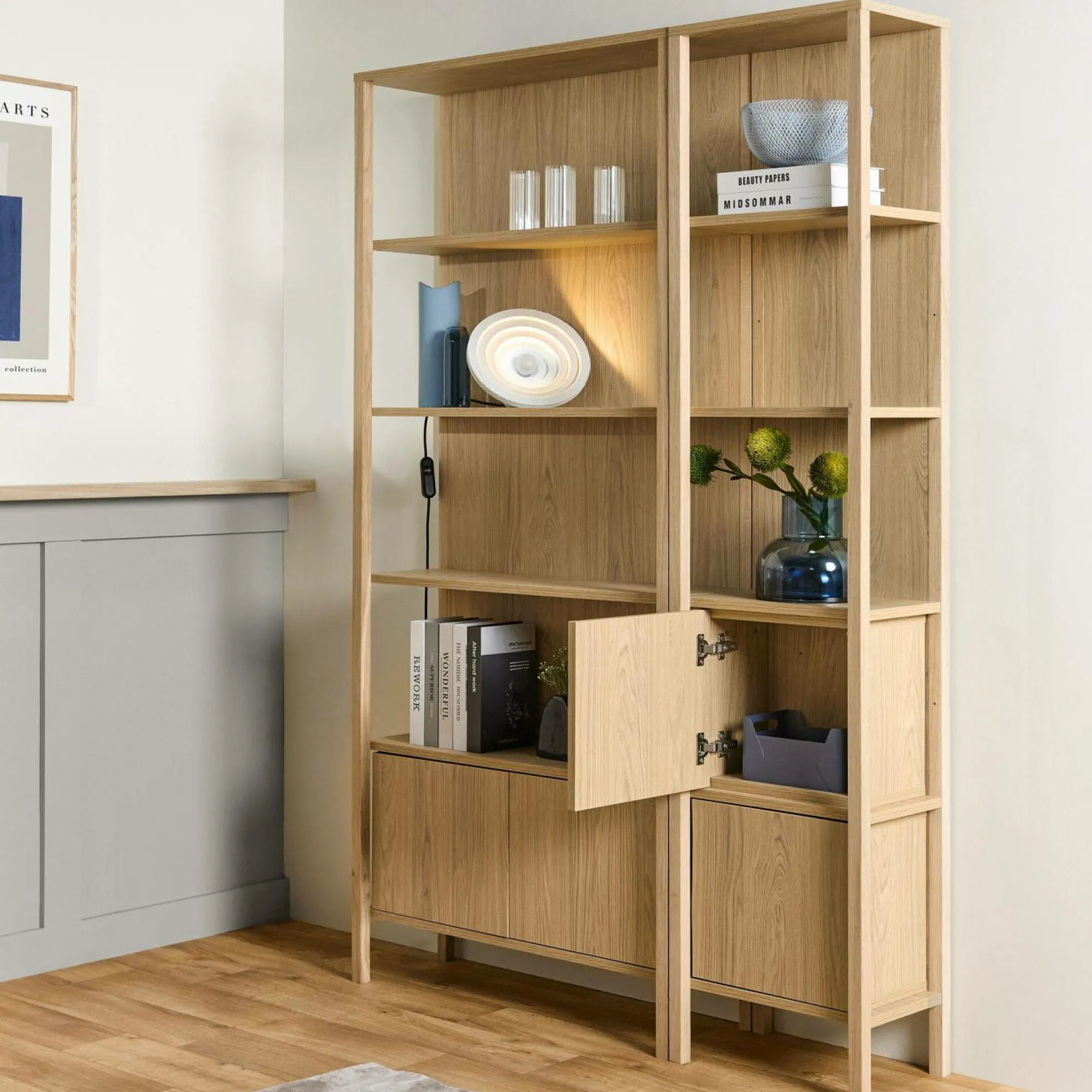 Camif Bibliothèques>Etagère décor bois L45cm Simon