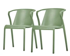 Camif Fauteuils De Jardin>EZPELETA Lot de 2 Fauteuils Empilables Fado -
