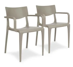 Camif Fauteuils De Jardin>EZPELETA Lot de 2 Fauteuils Empilables Town -