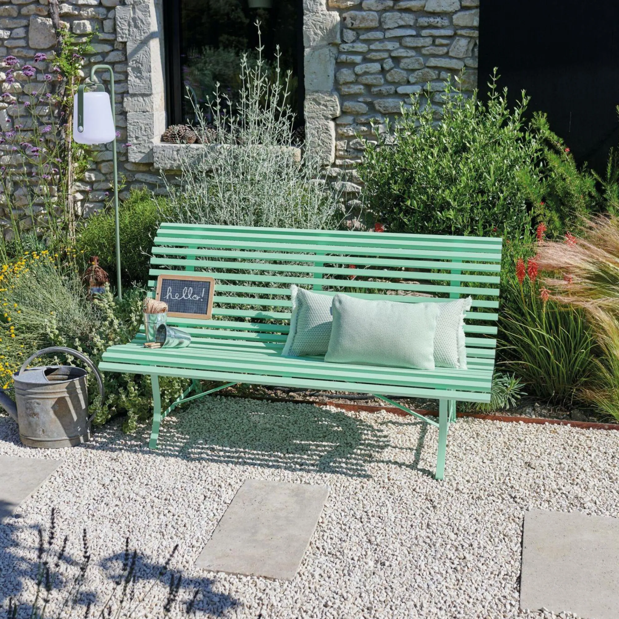 Camif Bancs De Jardin>FERMOB Banc 3 Places 150 cm Louisiane en Acier -