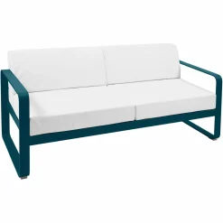 Camif Canapés Et Fauteuils De Jardin>FERMOB Canapé 2 Places Bellevie Blanc Grisé en Aluminium -