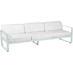 Camif Canapés Et Fauteuils De Jardin>FERMOB Canapé 3 Places Bellevie Blanc Grisé en Aluminium -
