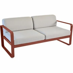 Camif Canapés Et Fauteuils De Jardin>FERMOB Canapé 2 Places Bellevie Gris Flanelle en Aluminium -