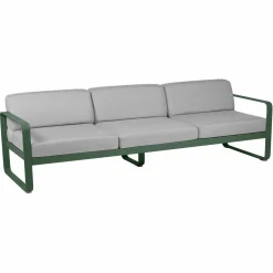 Camif Canapés Et Fauteuils De Jardin>FERMOB Canapé 3 Places Bellevie Gris Flanelle en Aluminium -