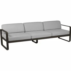 Camif Canapés Et Fauteuils De Jardin>FERMOB Canapé 3 Places Bellevie Gris Flanelle en Aluminium -