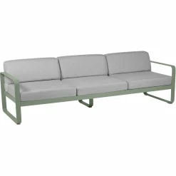 Camif Canapés Et Fauteuils De Jardin>FERMOB Canapé 3 Places Bellevie Gris Flanelle en Aluminium -