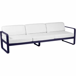 Camif Canapés Et Fauteuils De Jardin>FERMOB Canapé 3 Places Bellevie Blanc Grisé en Aluminium -