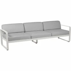 Camif Canapés Et Fauteuils De Jardin>FERMOB Canapé 3 Places Bellevie Gris Flanelle en Aluminium -