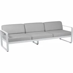 Camif Canapés Et Fauteuils De Jardin>FERMOB Canapé 3 Places Bellevie Gris Flanelle en Aluminium -