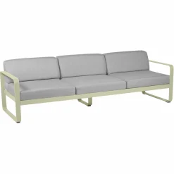 Camif Canapés Et Fauteuils De Jardin>FERMOB Canapé 3 Places Bellevie Gris Flanelle en Aluminium -