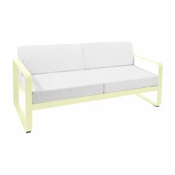 Camif Canapés Et Fauteuils De Jardin>FERMOB Canapé 2 Places Bellevie Blanc Grisé en Aluminium -