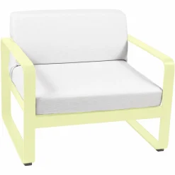 Camif Canapés Et Fauteuils De Jardin>FERMOB Fauteuil Bellevie Blanc Grisé en Aluminium -