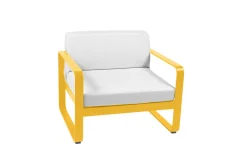 Camif Canapés Et Fauteuils De Jardin>FERMOB Fauteuil Bellevie Blanc Grisé en Aluminium -
